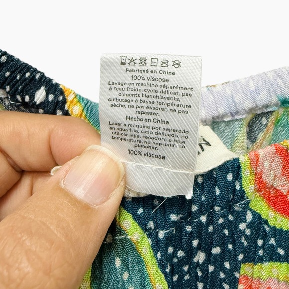 Mara Hoffman Swim XS/S Floral Off Shoulder Cover-Up Maxi Dress - Picture 6 of 7